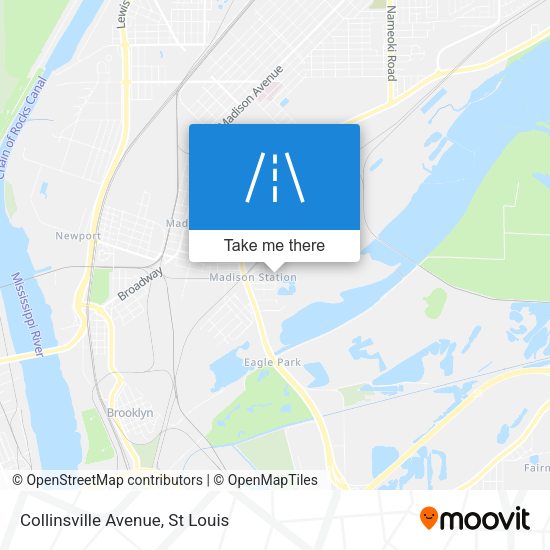 Mapa de Collinsville Avenue
