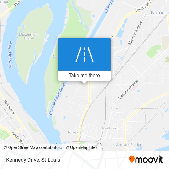 Mapa de Kennedy Drive