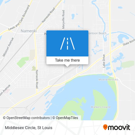 Mapa de Middlesex Circle