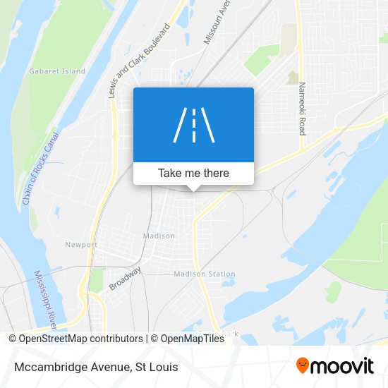 Mccambridge Avenue map