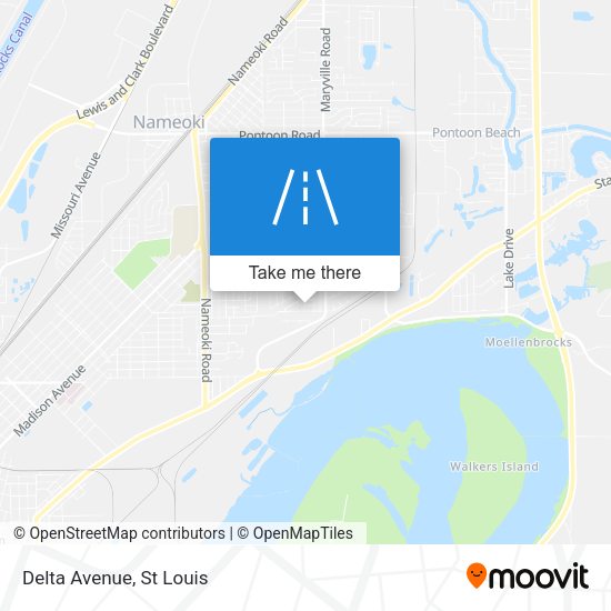 Mapa de Delta Avenue