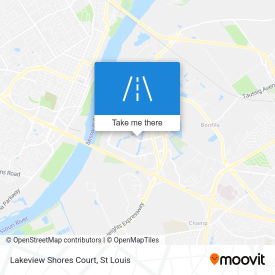 Lakeview Shores Court map