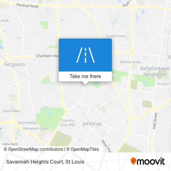 Savannah Heights Court map