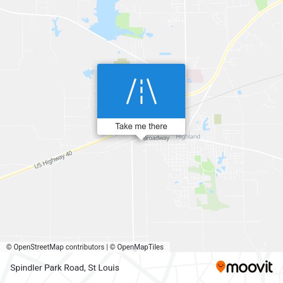 Spindler Park Road map