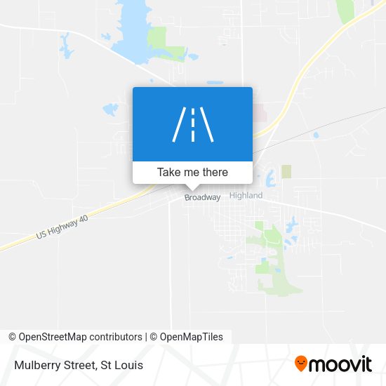 Mapa de Mulberry Street