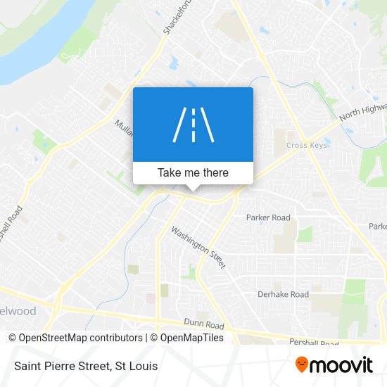 Saint Pierre Street map