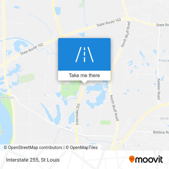 Mapa de Interstate 255