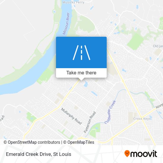 Mapa de Emerald Creek Drive