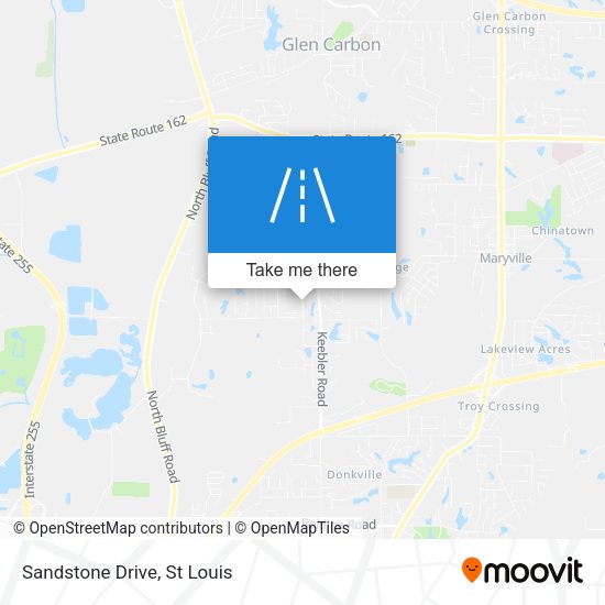 Mapa de Sandstone Drive