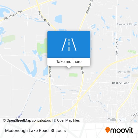 Mcdonough Lake Road map