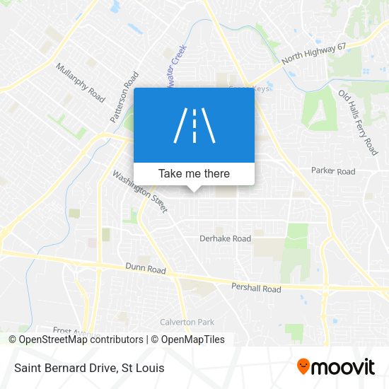 Mapa de Saint Bernard Drive