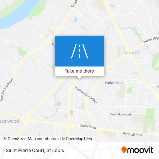 Saint Pierre Court map