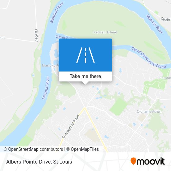 Mapa de Albers Pointe Drive