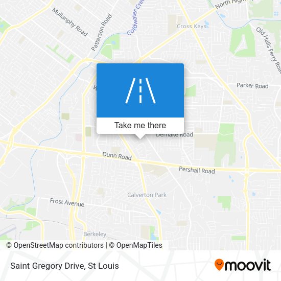 Saint Gregory Drive map