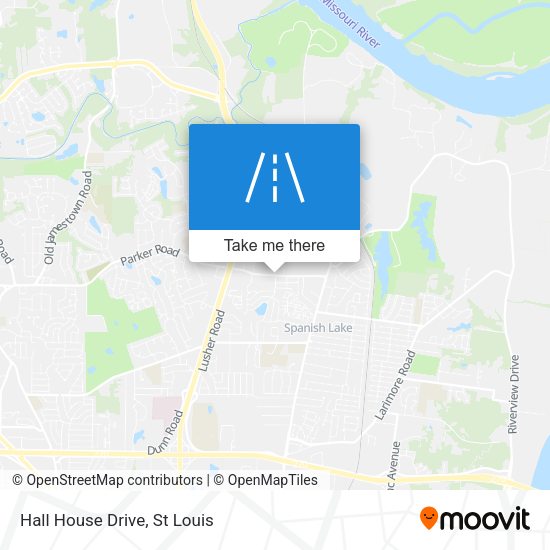 Hall House Drive map