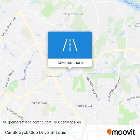 Candlewyck Club Drive map