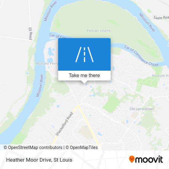 Mapa de Heather Moor Drive