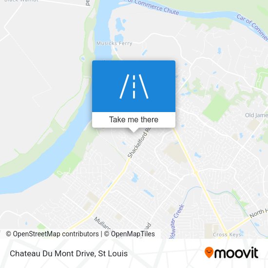 Chateau Du Mont Drive map