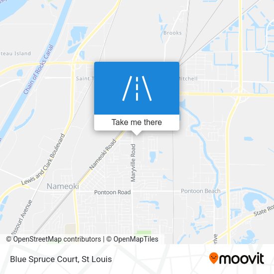 Mapa de Blue Spruce Court