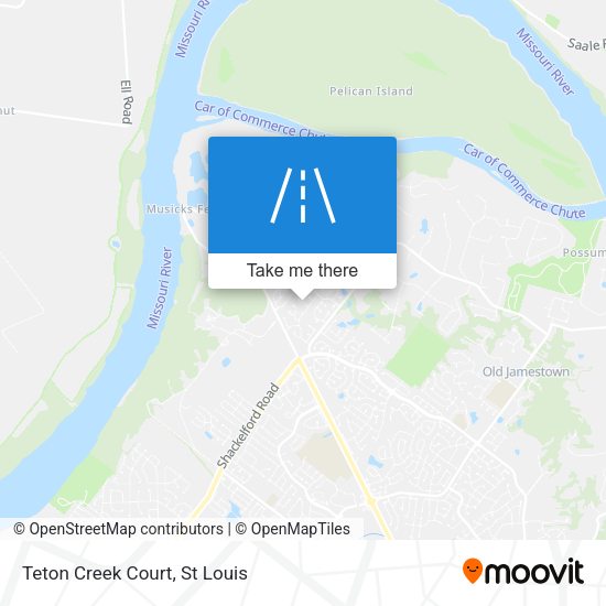 Mapa de Teton Creek Court