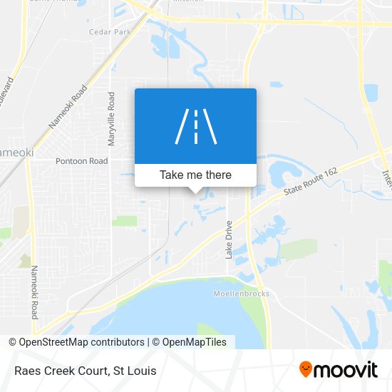 Raes Creek Court map