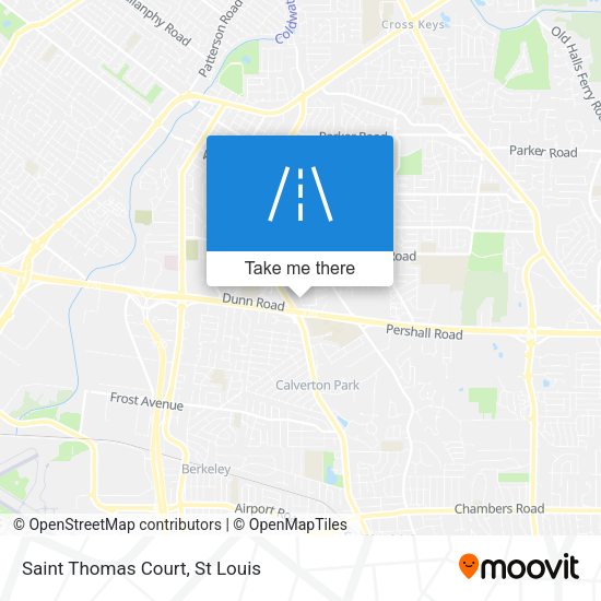 Saint Thomas Court map