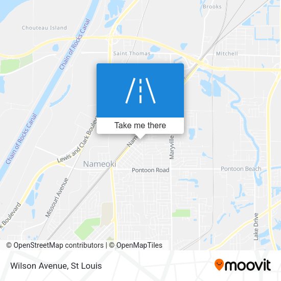 Wilson Avenue map