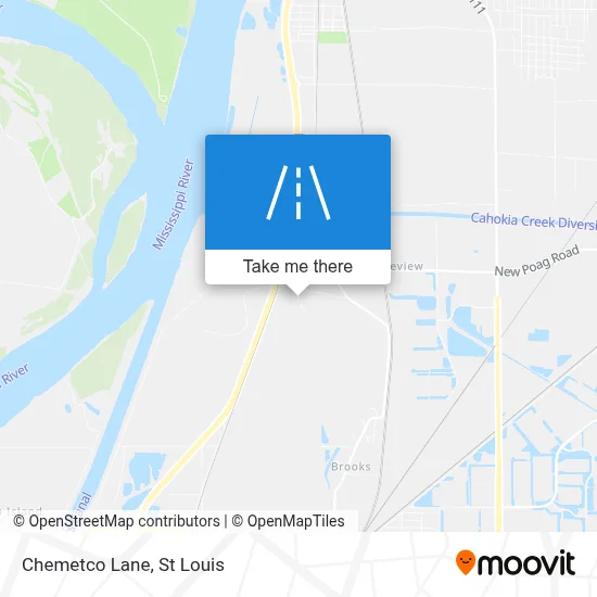 Chemetco Lane map