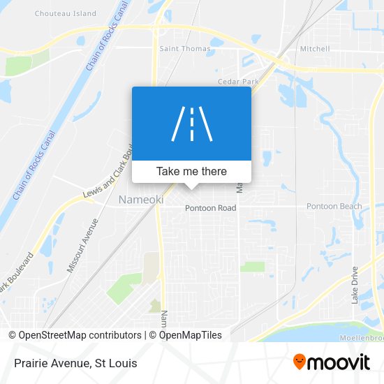 Mapa de Prairie Avenue