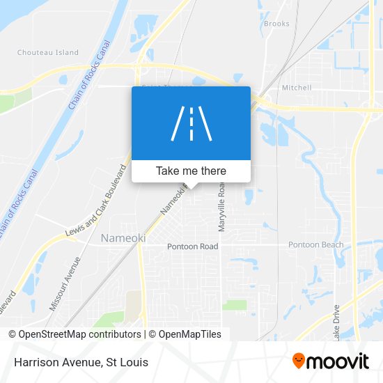 Mapa de Harrison Avenue