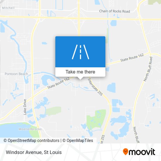 Mapa de Windsor Avenue