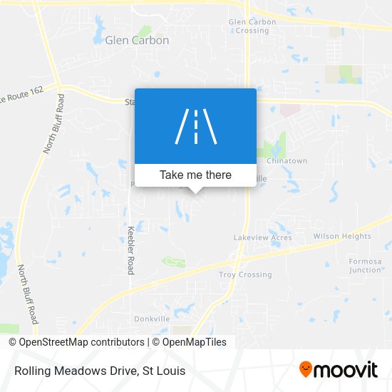 Mapa de Rolling Meadows Drive