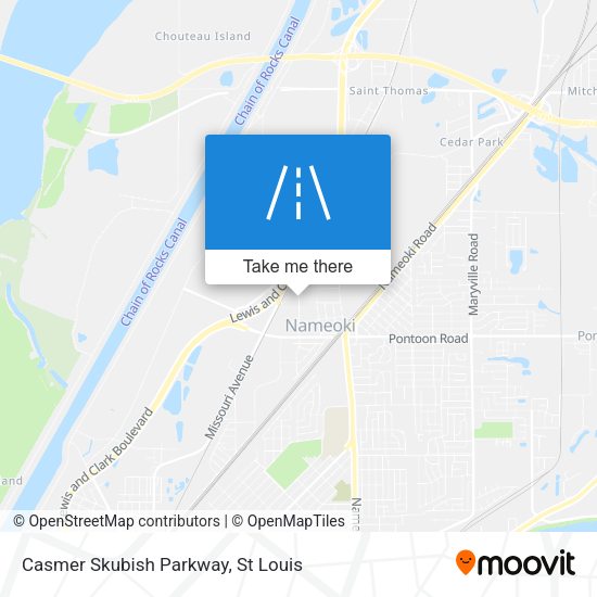 Casmer Skubish Parkway map