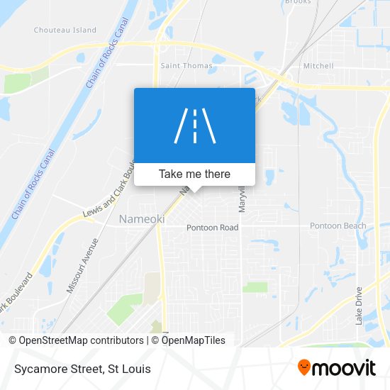 Mapa de Sycamore Street
