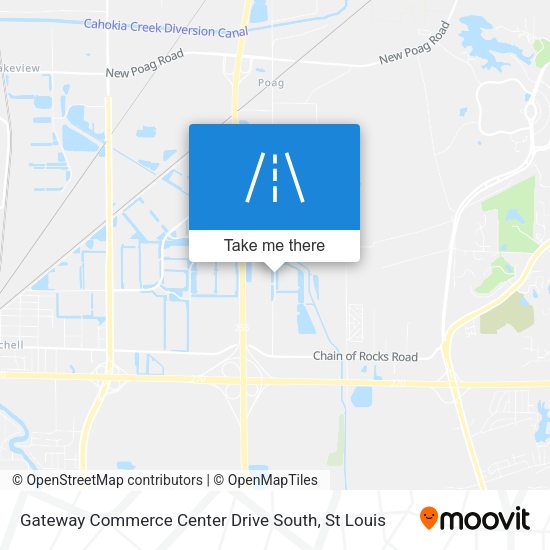 Gateway Commerce Center Drive South map