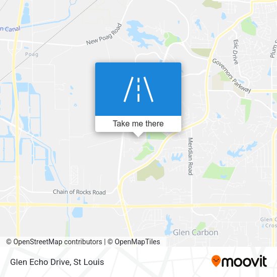 Mapa de Glen Echo Drive