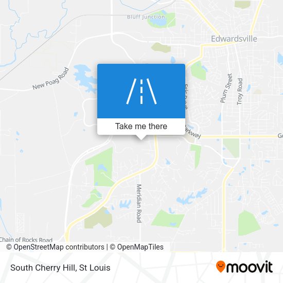 South Cherry Hill map