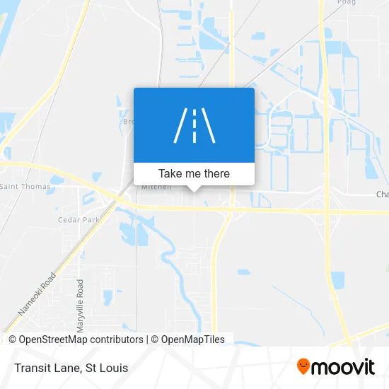 Transit Lane map