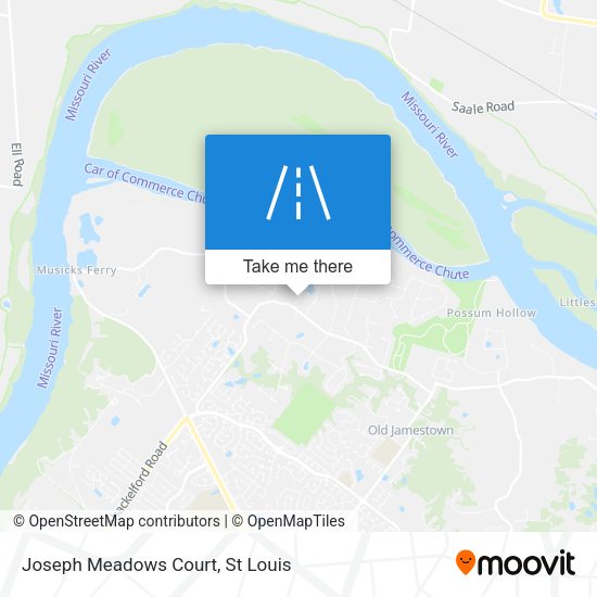 Joseph Meadows Court map