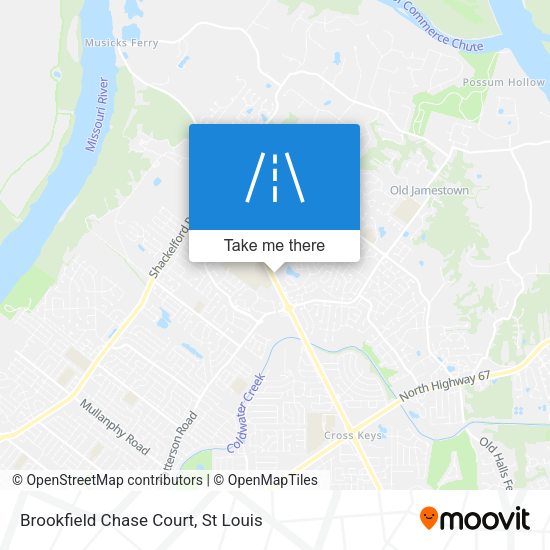 Brookfield Chase Court map