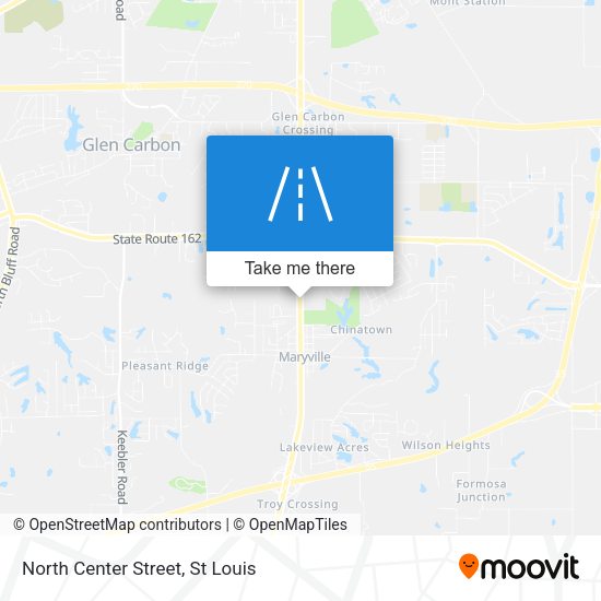 North Center Street map