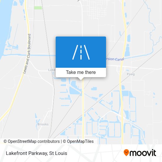 Mapa de Lakefront Parkway