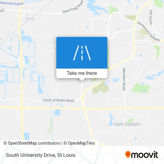 Mapa de South University Drive