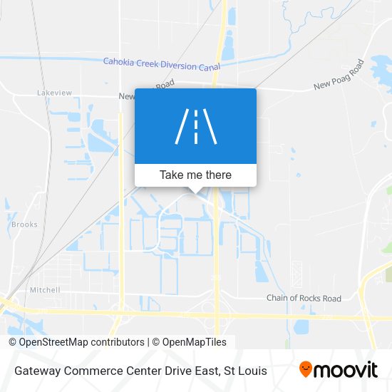 Gateway Commerce Center Drive East map