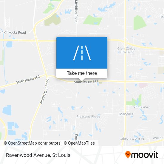 Ravenwood Avenue map
