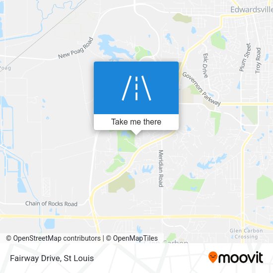 Mapa de Fairway Drive
