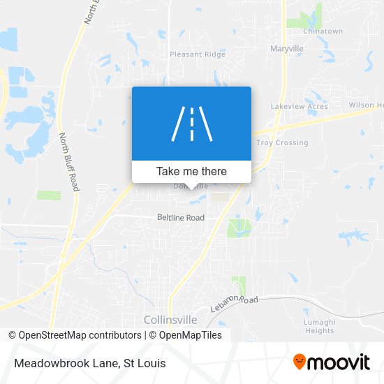 Mapa de Meadowbrook Lane