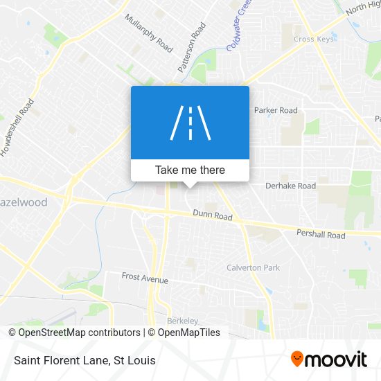 Saint Florent Lane map