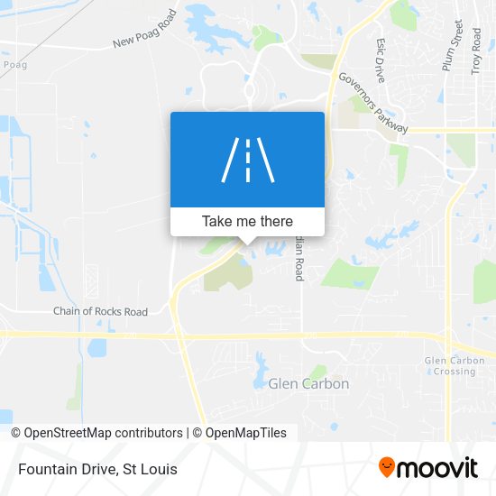Mapa de Fountain Drive
