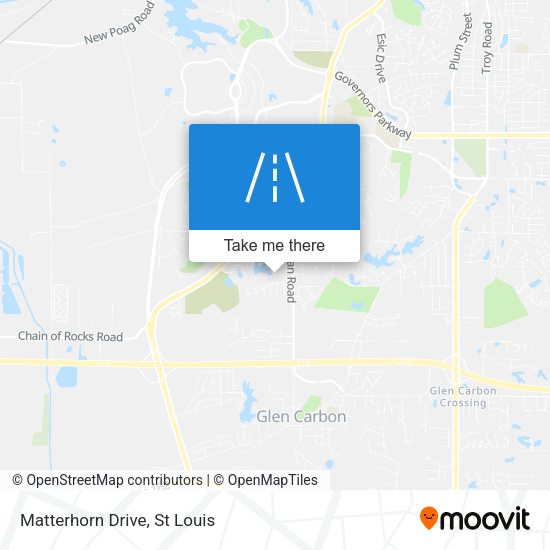 Mapa de Matterhorn Drive